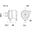 Alternateur MAHLE MG 525 - Visuel 2