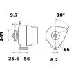 Alternateur MAHLE MG 534 - Visuel 2