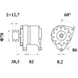 Alternateur MAHLE MG 539 - Visuel 2