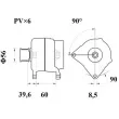Alternateur MAHLE MG 556 - Visuel 2