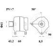 Alternateur MAHLE MG 558 - Visuel 2
