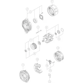 Alternateur MAHLE MG 559
