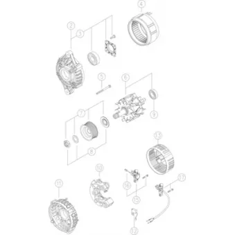 Alternateur MAHLE MG 576