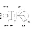 Alternateur MAHLE MG 576 - Visuel 2