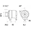 Alternateur MAHLE MG 590 - Visuel 2