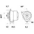 Alternateur MAHLE MG 603 - Visuel 2