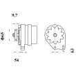 Alternateur MAHLE MG 608 - Visuel 2