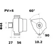 Alternateur MAHLE MG 62 - Visuel 2