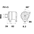 Alternateur MAHLE MG 662 - Visuel 2