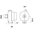 Alternateur MAHLE MG 731 - Visuel 2