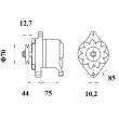 Alternateur MAHLE MG 86 - Visuel 2