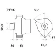 Alternateur MAHLE MG 96 - Visuel 2