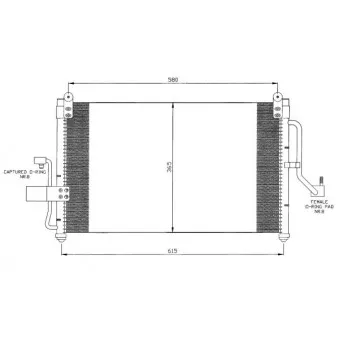 Condenseur, climatisation NRF 35424