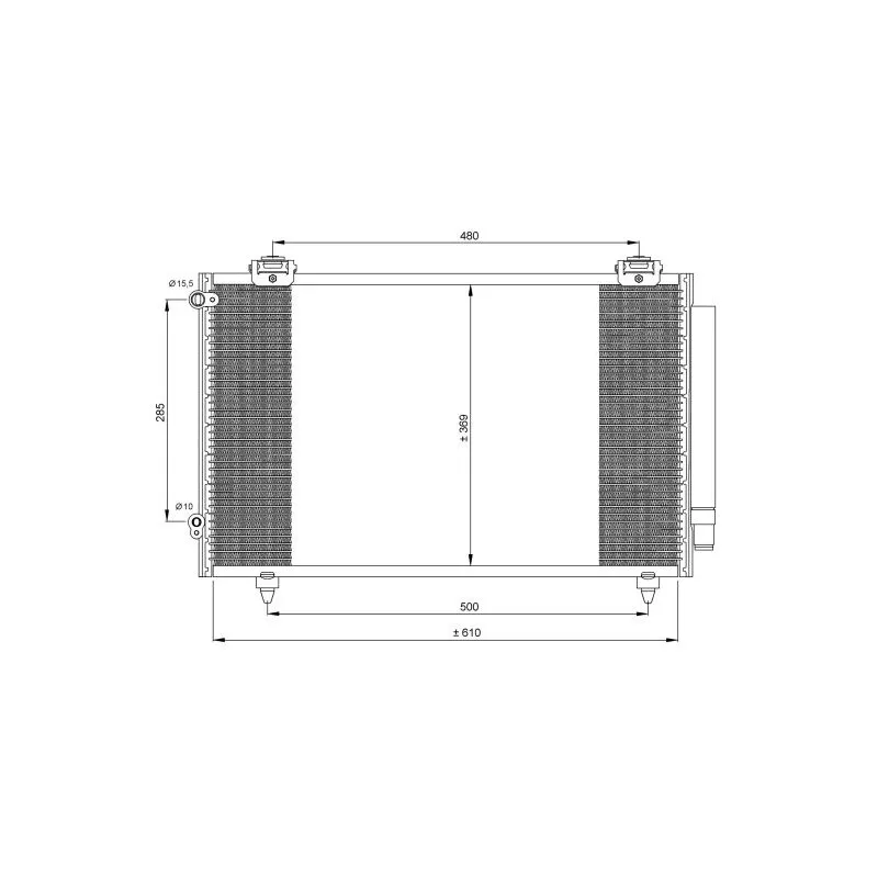 Condenseur, climatisation NRF 35432