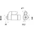 Démarreur MAHLE MS 1002 - Visuel 2