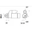 Démarreur MAHLE MS 1071 - Visuel 2