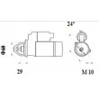 Démarreur MAHLE MS 1073 - Visuel 2