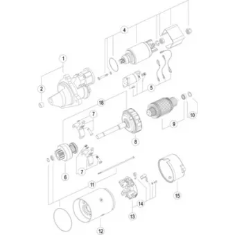 Démarreur MAHLE MS 110