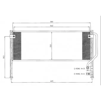 Condenseur, climatisation NRF 35454