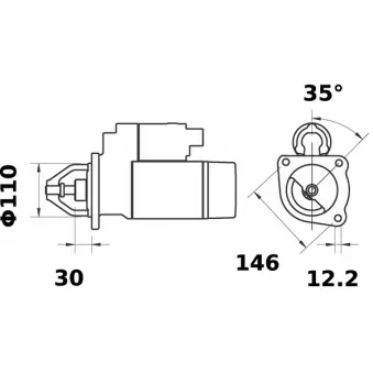 Démarreur MAHLE MS 13
