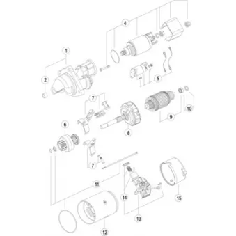 Démarreur MAHLE MS 145