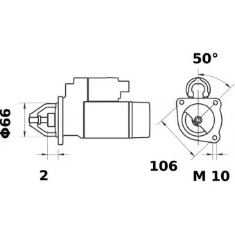 Démarreur MAHLE MS 17