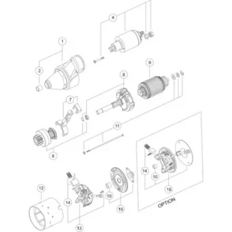 Démarreur MAHLE MS 218