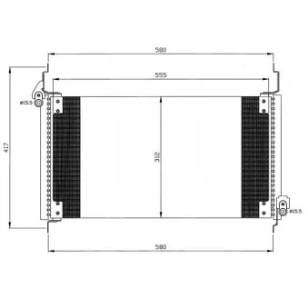 Condenseur, climatisation NRF 35488