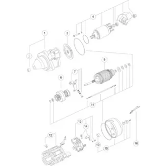 Démarreur MAHLE MS 366