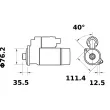 Démarreur MAHLE MS 381 - Visuel 2