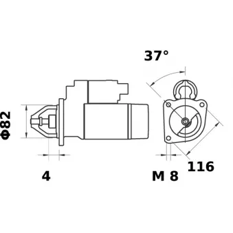 Démarreur MAHLE MS 453