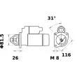 Démarreur MAHLE MS 454 - Visuel 2
