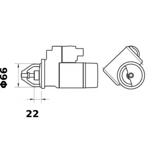 Démarreur MAHLE MS 54