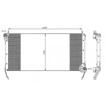 Condenseur, climatisation NRF 35540