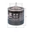 Filtre à huile MAHLE OC 23 OF - Visuel 1