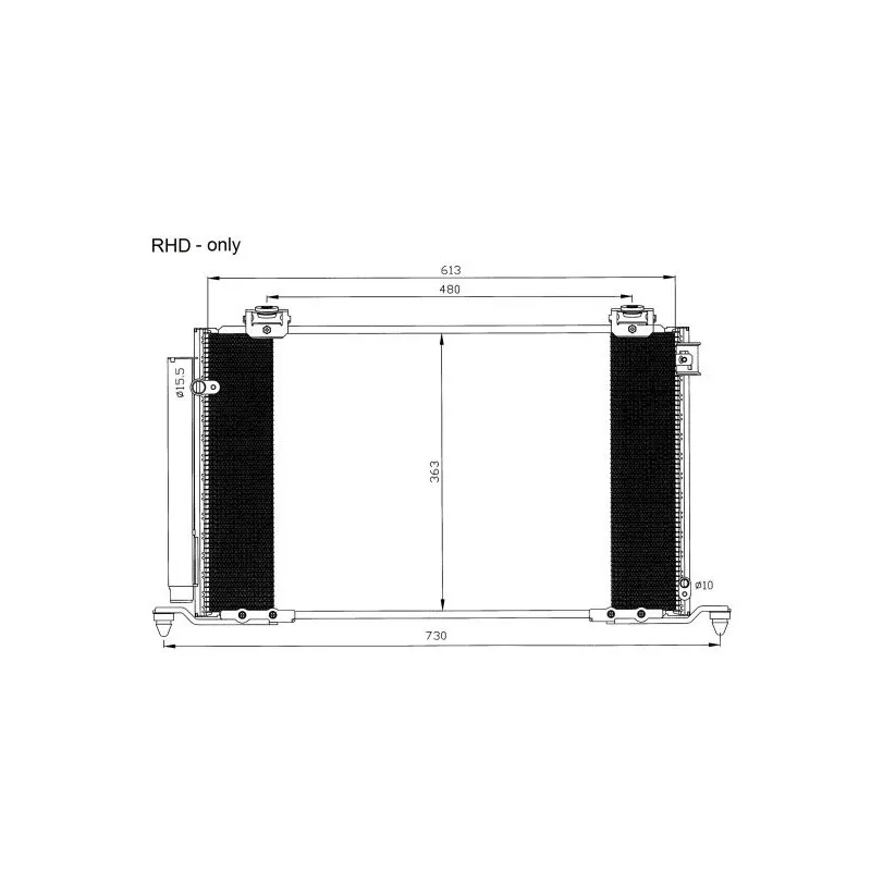 Condenseur, climatisation NRF 35594