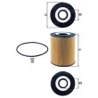 Filtre à huile MAHLE OX 146D - Visuel 1