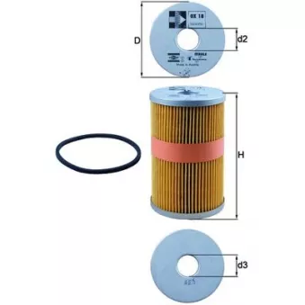 Filtre à huile MAHLE