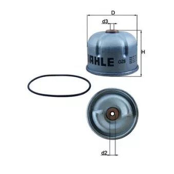 Filtre à huile MAHLE