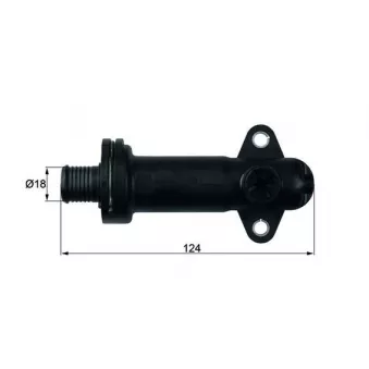 Thermostat, refroidissement - réaspiration d'échappement MAHLE TE 1 70
