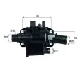 Thermostat d'eau MAHLE TH 42 83 - Visuel 1