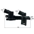 Thermostat d'eau MAHLE TH 52 - Visuel 1