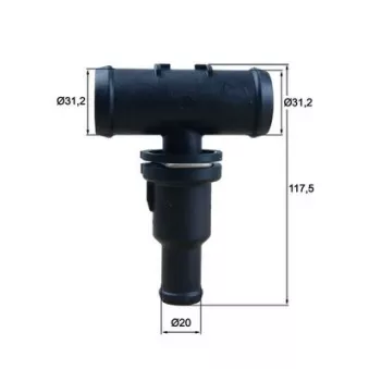 Thermostat d'eau MAHLE TH 53 75