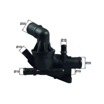 Thermostat d'eau MAHLE TH 54 80