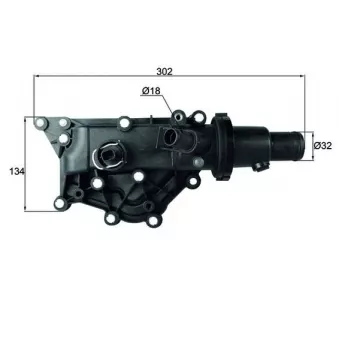 Thermostat d'eau MAHLE TH 59 83