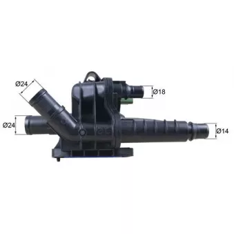 Thermostat d'eau MAHLE TH 66 83