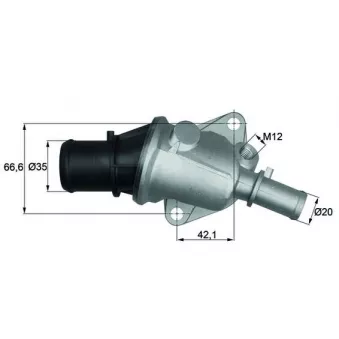 Thermostat d'eau MAHLE TI 105 88