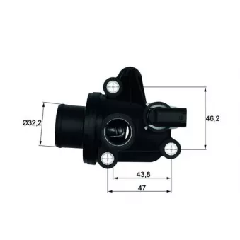 Thermostat d'eau MAHLE TI 12 87
