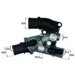 Thermostat d'eau MAHLE TI 120 80D - Visuel 1