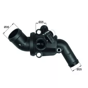 Thermostat d'eau MAHLE TI 14 87